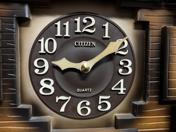 昭和レトロ シチズン CITIZEN リズムクオーツ 壁掛け時計 昭和レトロ