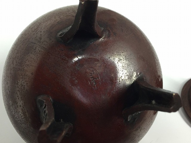 ◇異材質香炉2組/花台付 3組【白峰造/高岡銅器 蝋型